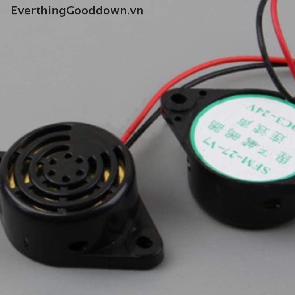 Everthinggoodingooder Piezo Chuông Báo Động Điện Từ 3v - 24v