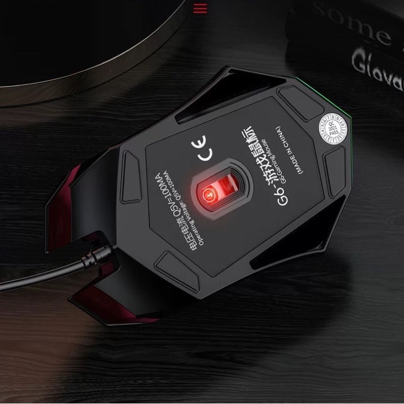 Chuột Gaming G6 Máy Tính,Laptop LED RGB Tự Động Đổi Màu Phiên Bản Đặc Biệt Giành cho Game Thủ-Bảo Hành Lỗi 1 Đổi 1