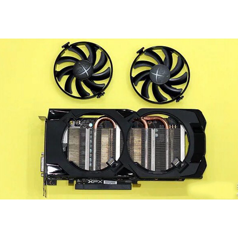 2 Quạt Tản Nhiệt Rx470 Rx480 Cho Xfx Rx470 478 480 570 580