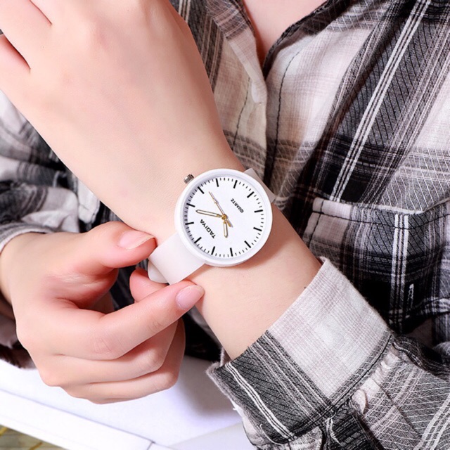 Đồng hồ nữ TAQIYA dây silicon dạ quang cao cấp phát sáng ban đêm | BigBuy360 - bigbuy360.vn