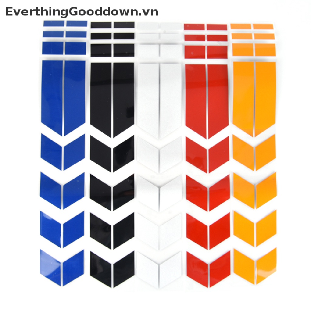 FENDER Everthinggooddown Sticker Phản Quang Chống Thấm Nước Dán Trang Trí Bánh Xe Hơi Xe Máy