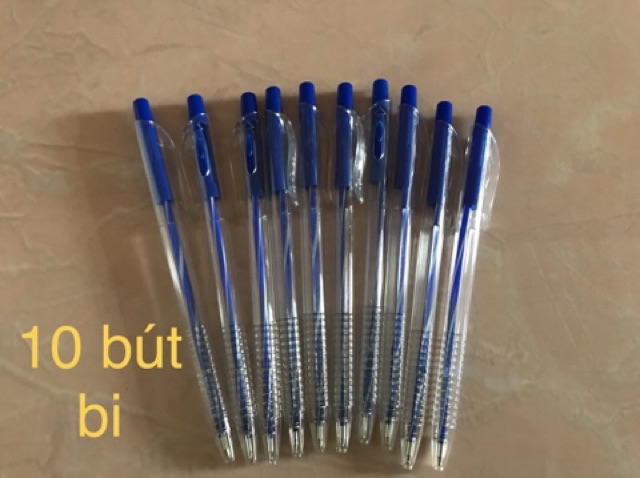 Set bút bi dụng cụ học sinh