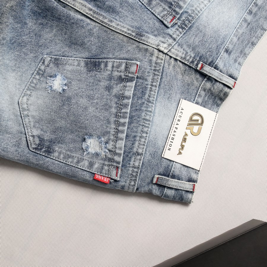 Quần short jean nam rách thời trang TL414 Shop Thành Long chuyên quần jean nam