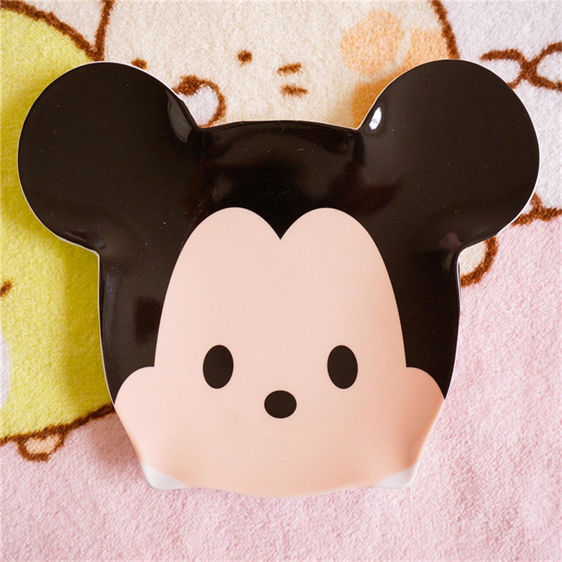 Đĩa sứ đựng thức ăn hình hoạt hình dễ thương