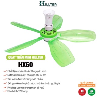 [Mã ELHA22 giảm 5% đơn 300K] Quạt treo trong mùng màn mini, quạt trần mini 5 cánh cho phòng ngủ phù hợp không gian nhỏ