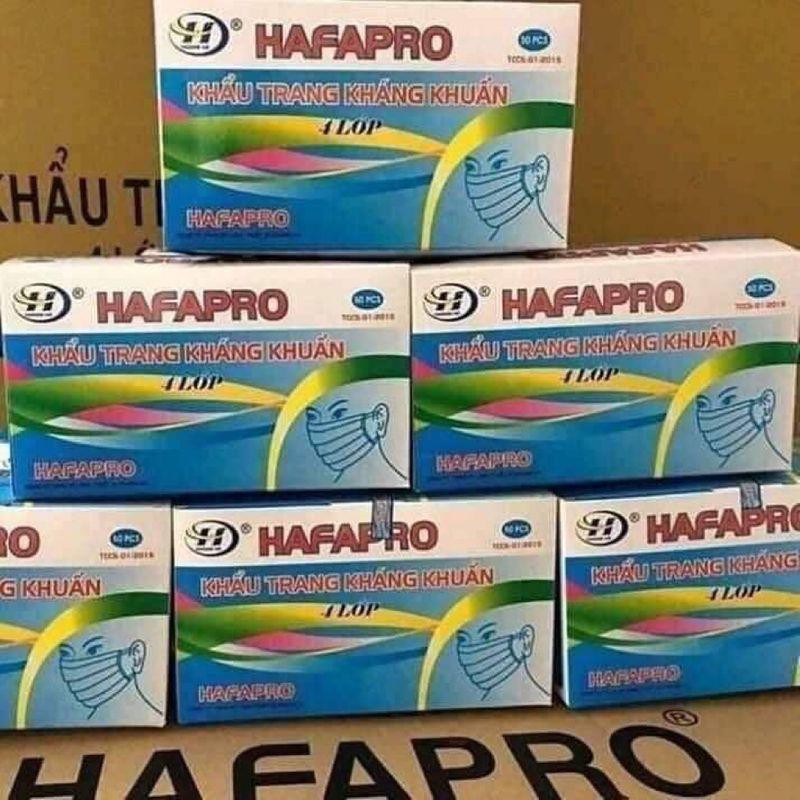 [HÀNG ĐÃ KIỂM ĐỊNH] Khẩu trang y tế 4 lớp HAFAPRO Hộp 50 cái -An toàn đạt tiêu chuẩn | BigBuy360 - bigbuy360.vn
