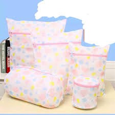 (ComBo) 5 TÚI LƯỚI GIẶT ĐỒ CHI TIẾT LOẠI HÌNH HOA .ĐTLV