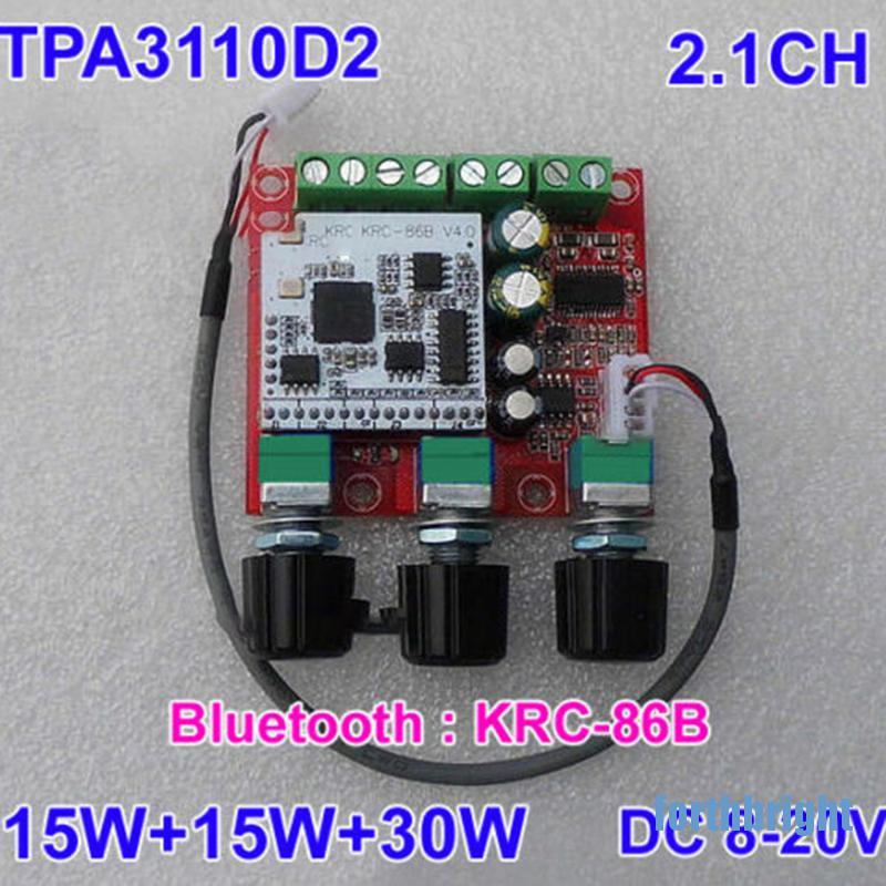 Bảng Mạch Khuếch Đại Công Suất Âm Thanh Bluetooth Tpa3110 Class D 30w + 2x15w 2.1 Amp Dc 1