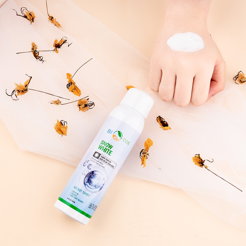 Xịt Khoáng Snow White BIO COSMETICS Làm Trắng Da Giúp Nâng Tone Và Bảo Vệ Da Toàn Diện 150 ml.