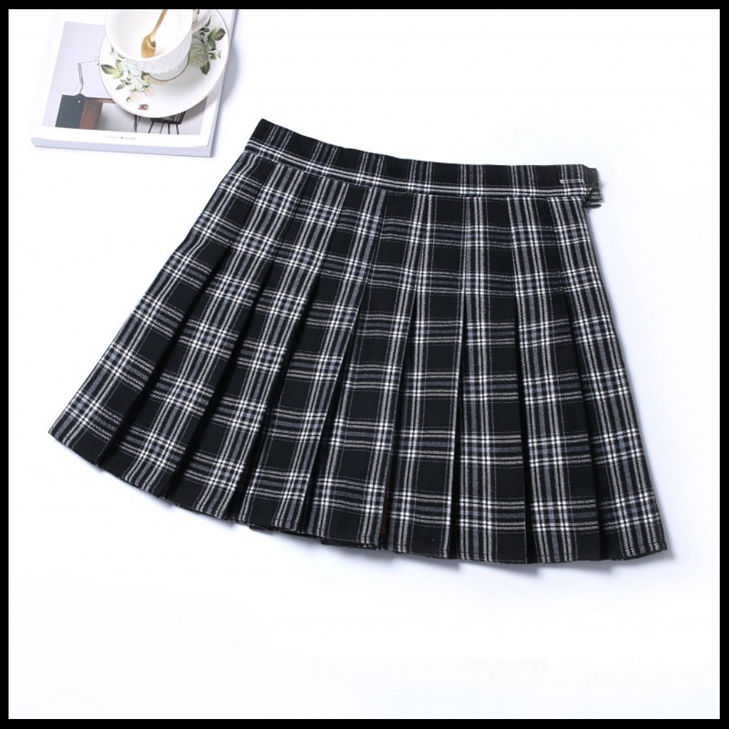 Chân váy xòe full màu Chân Váy ngắn Tennis kẻ caro xếp ly dáng xòe Hàn Quốc | Chân váy nữ 💃By 23t.shop | BigBuy360 - bigbuy360.vn