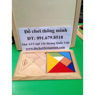 Ghép gỗ 14 miếng tạo nên 2000 hình khác nhau Tanggram