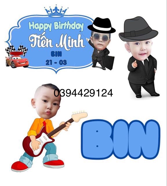 Bẳng Tên Sinh Nhật Cho Bé