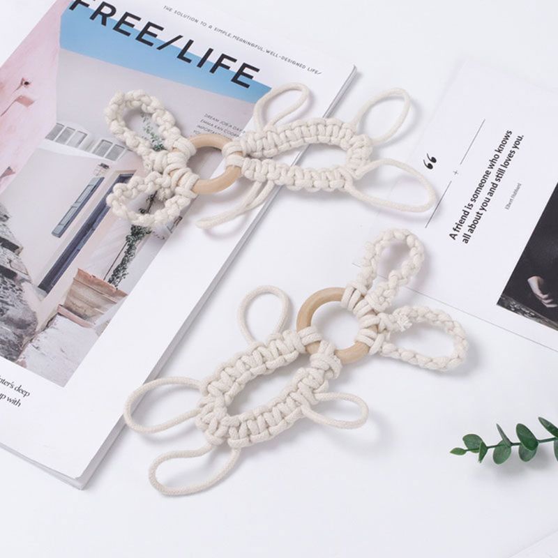 Đồ chơi gặm nướu bằng gỗ tự nhiên cho bé