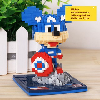 Xếp hình 3D Magic Blocks: Mickey Captain và Chơi Bóng Rổ. Đồ chơi trí tuệ