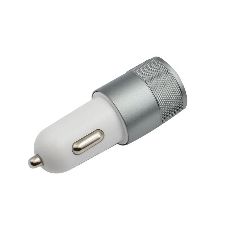 Bộ sạc USB kép tích hợp 2 ổ cắm USB 12V sạc 2.1A hiển thị đèn LED cho xe hơi