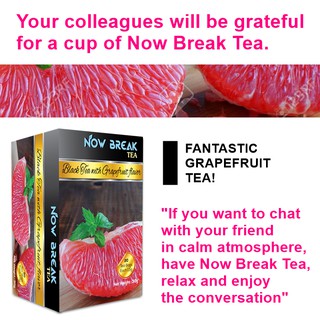 Set 3 túi trà bưởi Now Break Tea