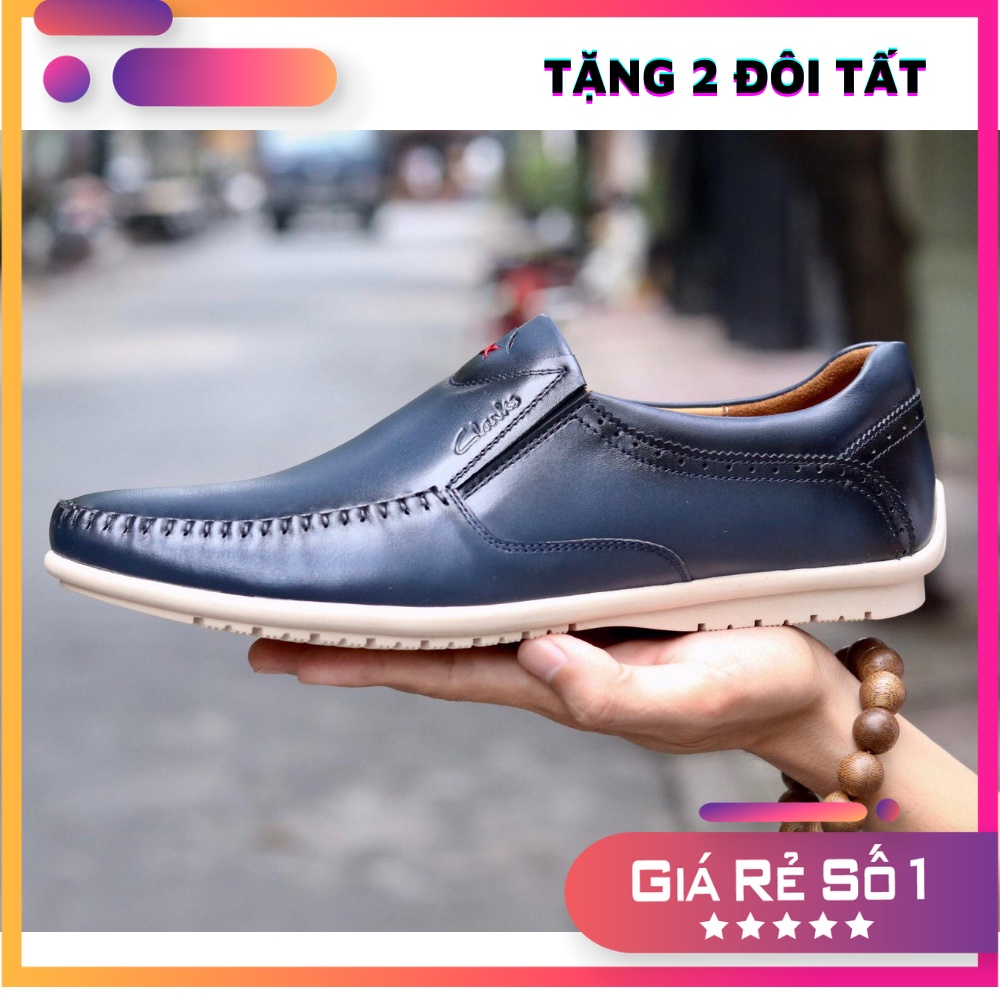 Giày lười nam da bò cao cấp, nhập Thái Lan Full hộp, bảo hành 2 Năm, mã SP CL07, Thai Fashion Store
