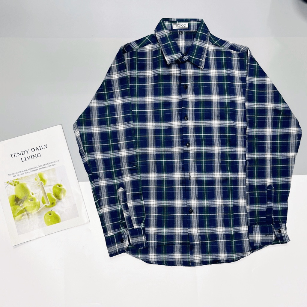 (HCM) ÁO SƠ MI NAM DÀI TAY CARO THỜI TRANG HÀN QUỐC SIÊU HOT , ĐẸP TRAI TÔN DÁNG FORM CHUẨN SIÊU HOT KOKO MI FASHION