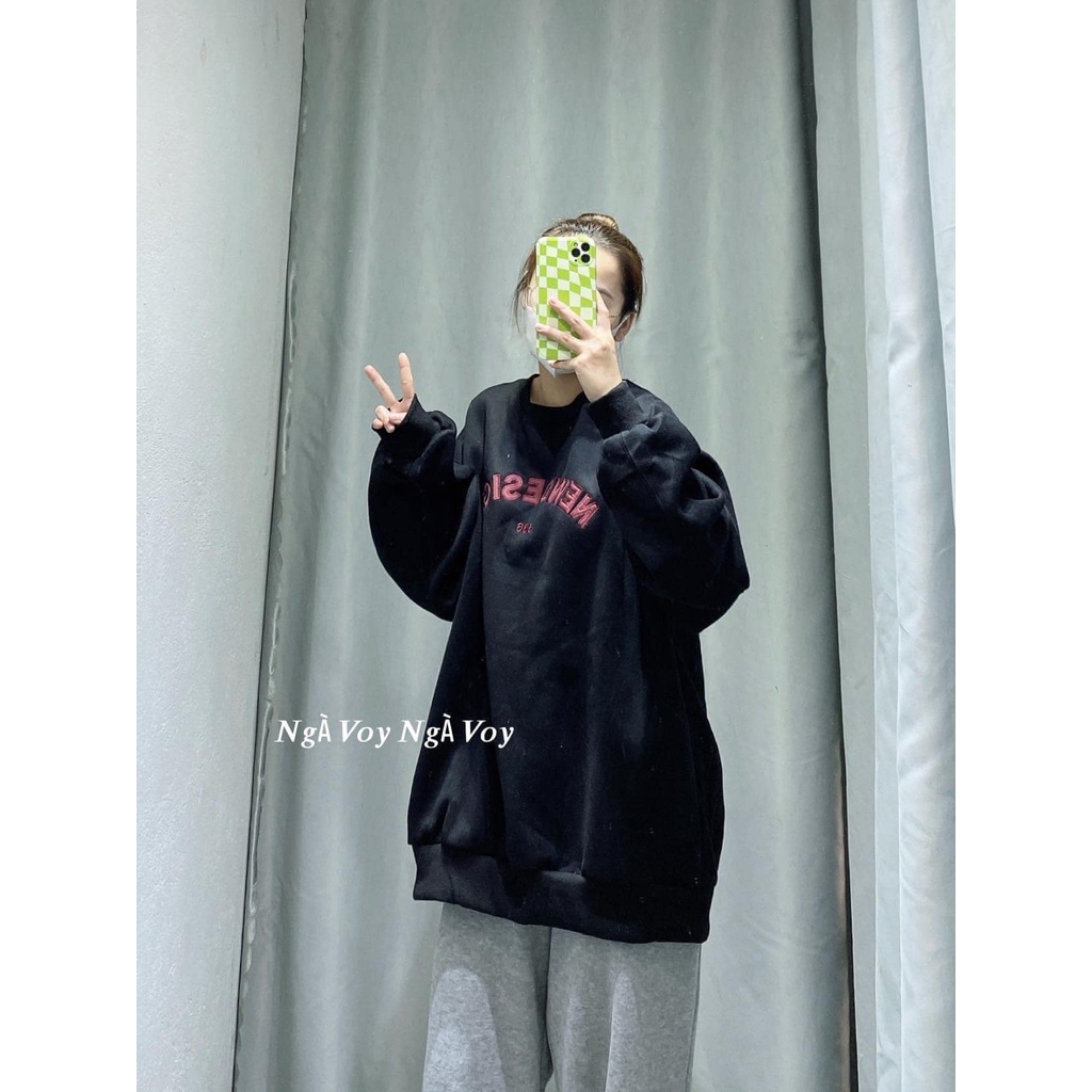 Áo Sweater Nỉ Nam Nữ Form Rộng Tay Dài Unisex Samsam4896