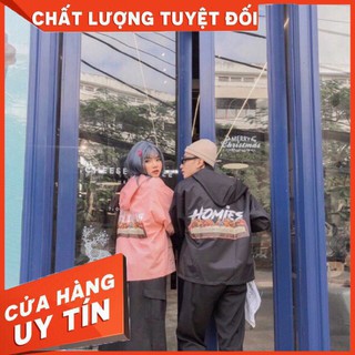 🌈Hàng Xịn💢 Áo khoác dù homie form rộng unisex