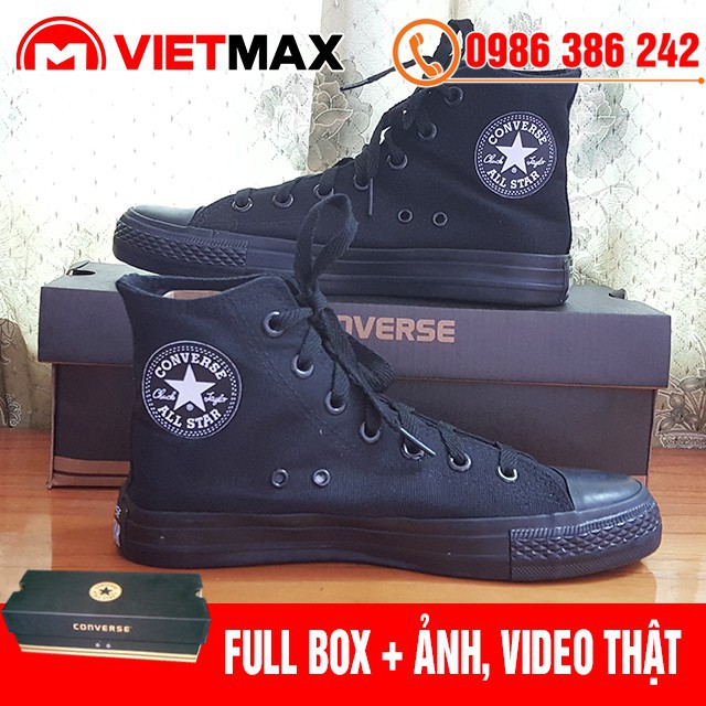 Giày Thể Thao CV Clasic Đen Full Cao Cổ Hàng Chất Lượng Có Sẵn ⚡ CHẤT sịn : new L ' # ` * '