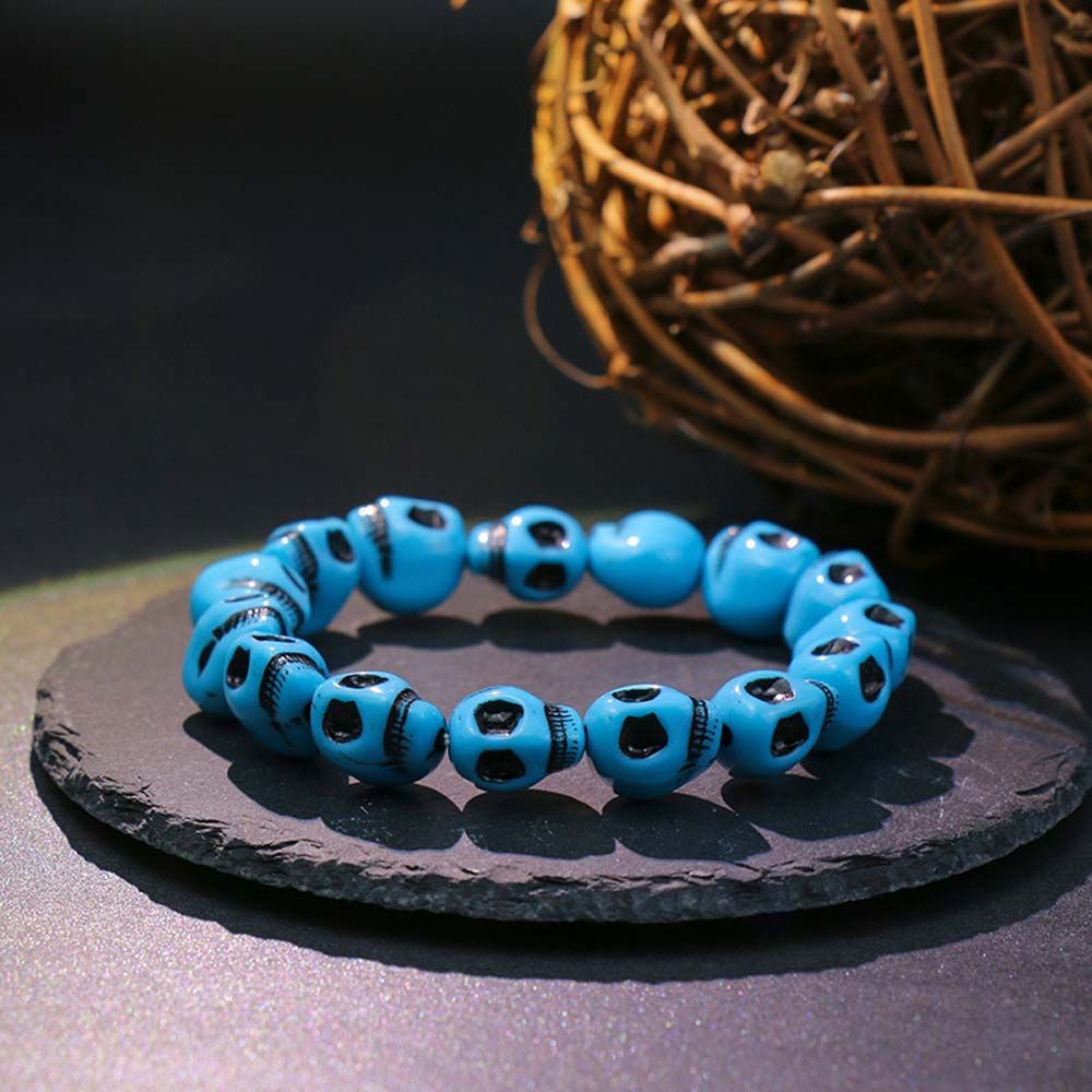 Vòng tay hình đầu lâu phong cách Hàn Quốc thời trang cho nữ