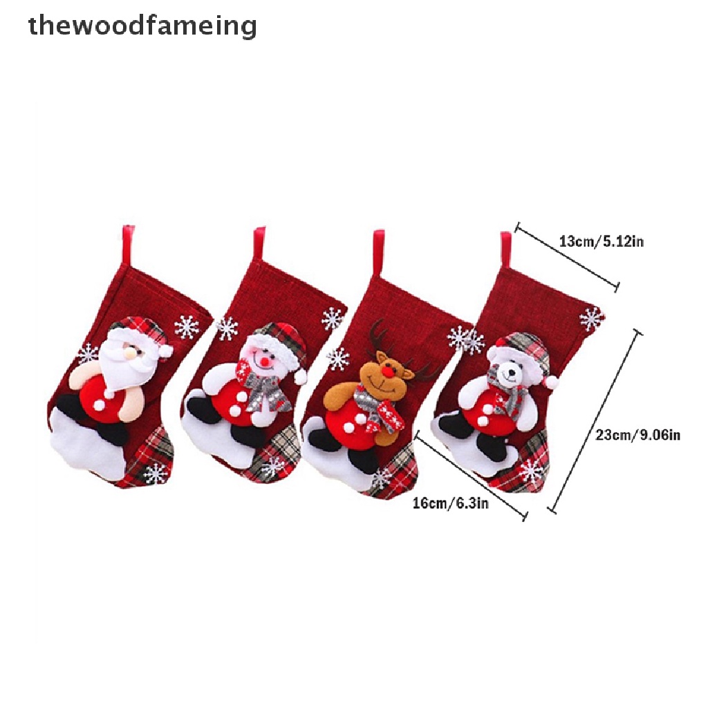 1 chiếc vớ đựng quà giáng sinh hình ông già noel
