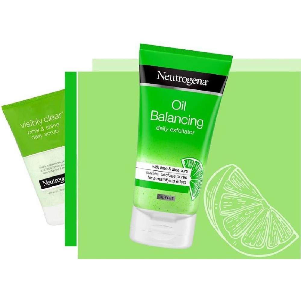 sữa rửa mặt ngăn ngừa mụn cho da dầu NEUTROGENA OIL BALANCING DAILY EXFOLIATOR,150ml | BigBuy360 - bigbuy360.vn