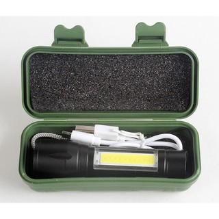 Đèn Pin MINI Siêu Sáng Cao Cấp Có Zoom 3In1