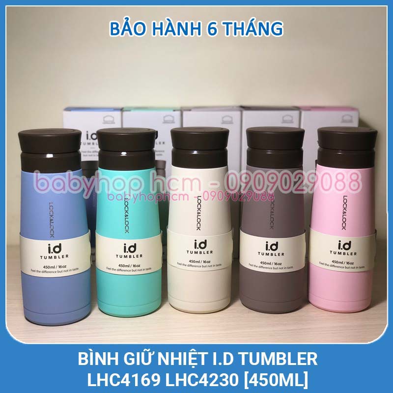 Bình Giữ Nhiệt Lock&Lock I.d Tumbler LHC4169 LHC4230 [450ML]