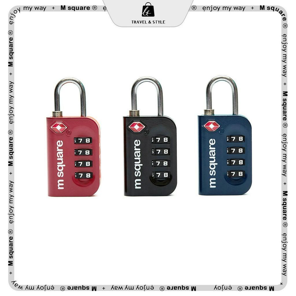 Ổ khoá vali 4 số TSA hợp kim cao cấp Msquare® Chính hãng giá tốt