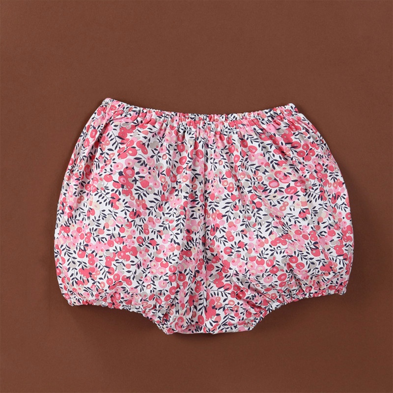 Quần Short Dáng Rộng Bằng PP In Hoa Dễ Thương Thời Trang Mùa Hè Cho Bé Gái
