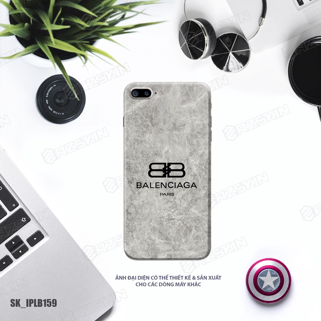 Miếng Dán Skin Hình Balenciaga IP X/11/12/13/14 Pro Max |SK_IPLB159| Chất Liệu Cao Cấp, Chống Nước, Dán Full Lưng Viền