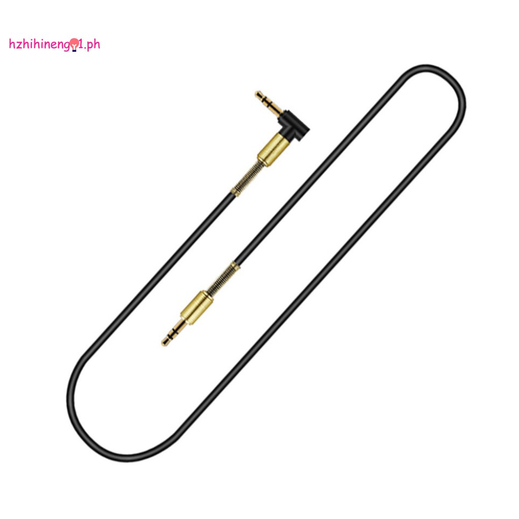 Dây Cáp Âm Thanh Hzn01 Giắc Cắm 3.5mm Với Góc 90 Độ Chuyên Dụng Cho Xe Hơi