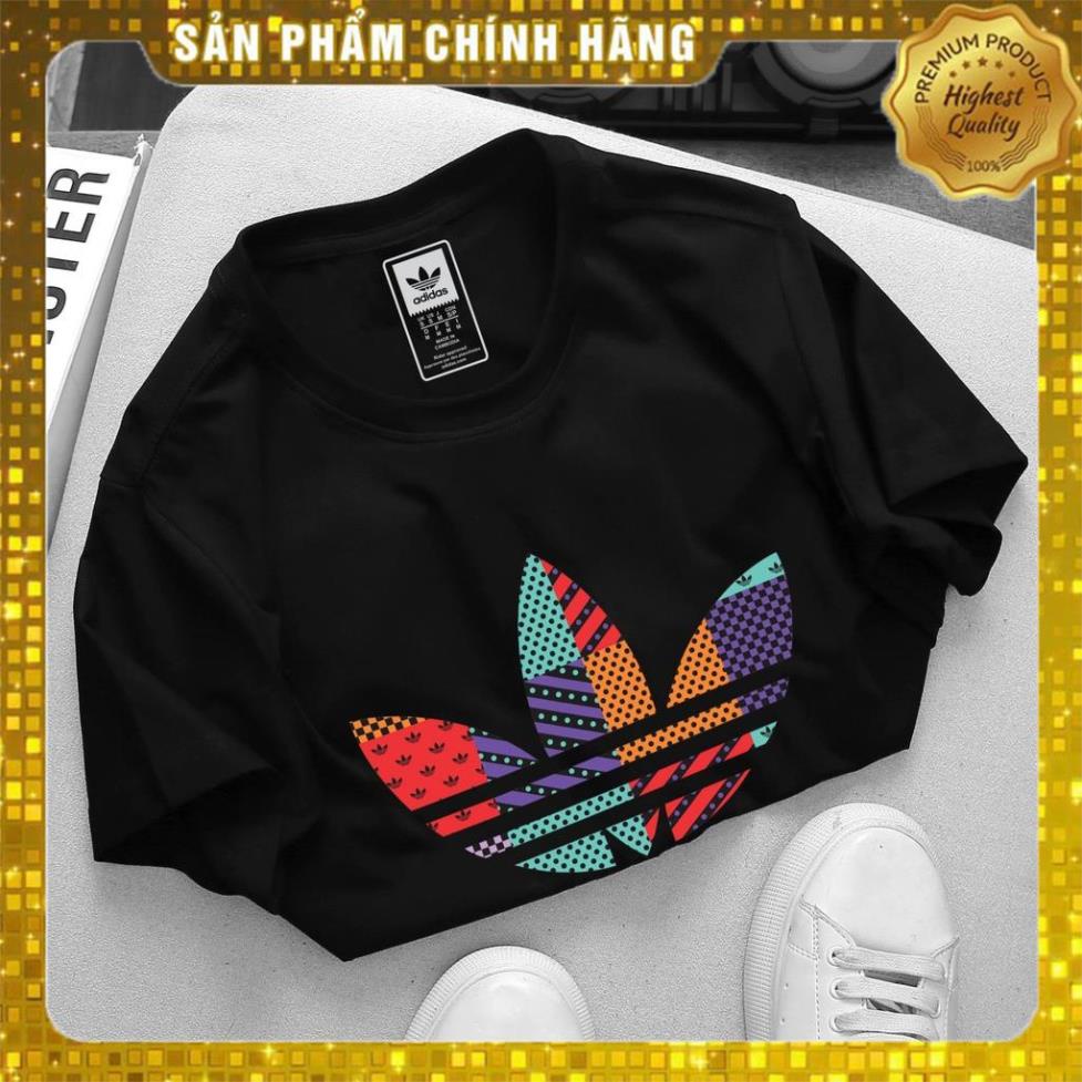 ÁO THUN NAM NỮ FROM RỘNG IN DECAL CAO CẤP MẪU ADIDAS