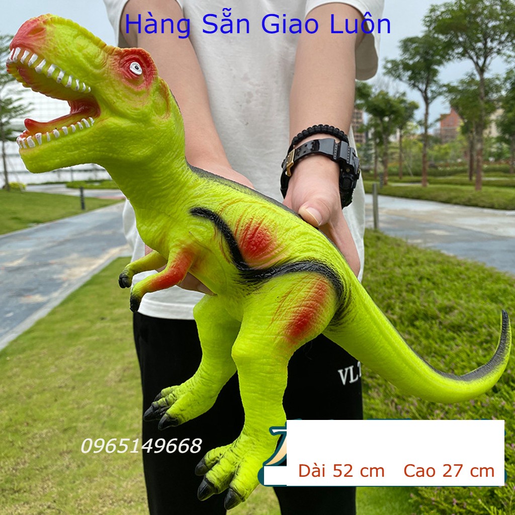 Khủng Long Bạo Chúa Cao Su Cỡ Siêu Lớn Có Âm Thanh