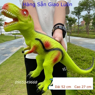 Khủng Long Bạo Chúa Cao Su Cỡ Siêu Lớn Có Âm Thanh (Chọn Mẫu)