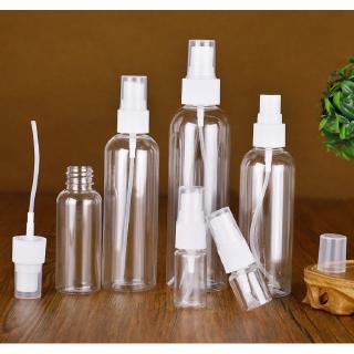 Bình xịt nhựa rỗng trong suốt 10ml / 20ml / 30ml / 50ml / 100ml chất lượng cao