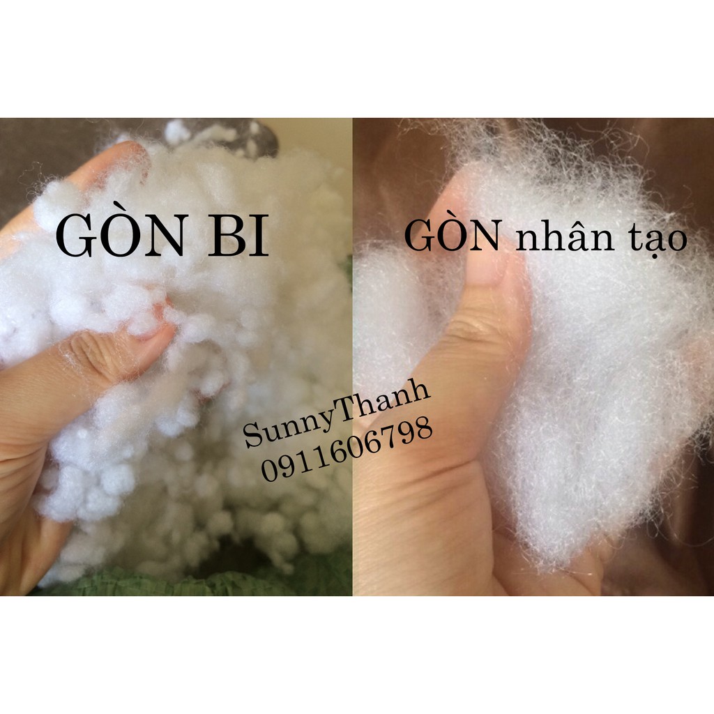 200gr Bông gòn nhân tạo siêu êm siêu đàn hồi 200gr