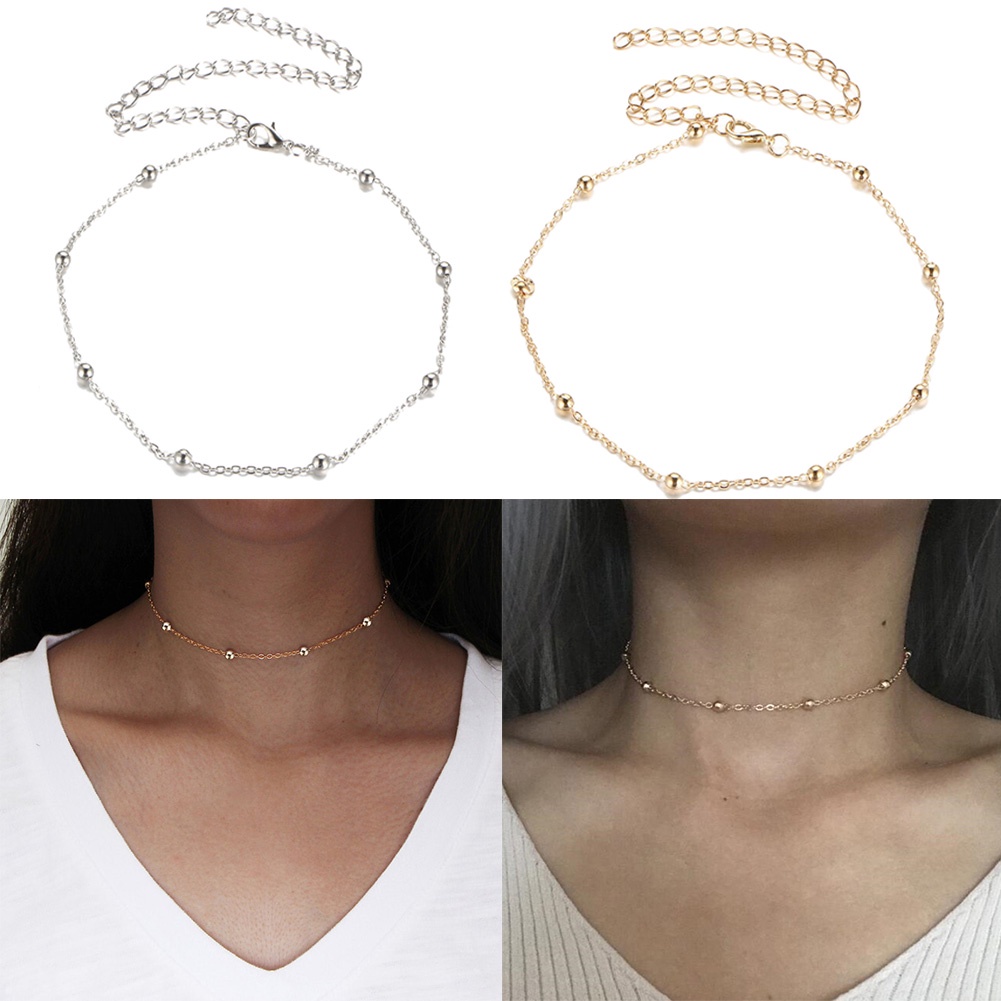 Vòng cổ đính hạt tinh tế cho nữ