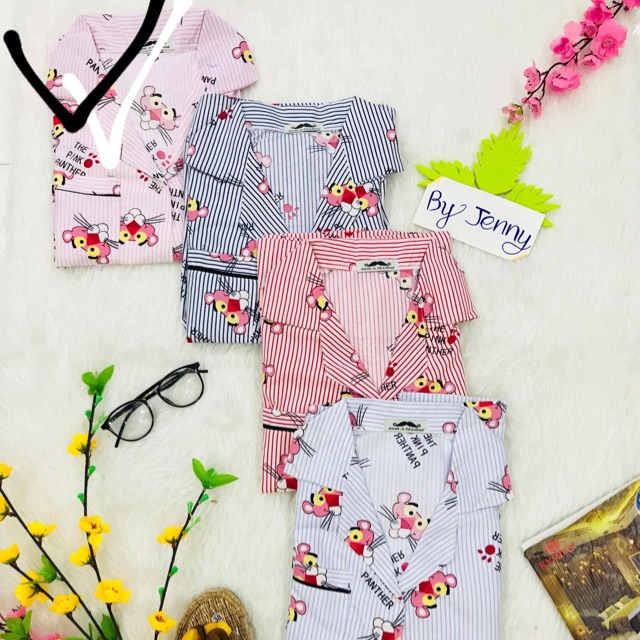 Combo pizama lụa thái