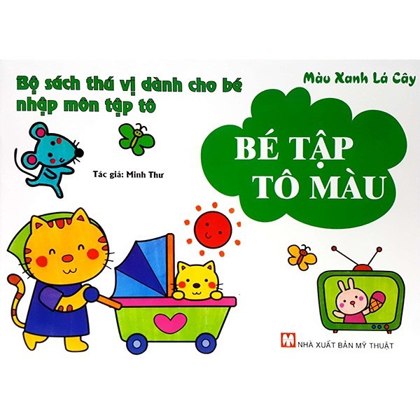 Sách - Bé Tập Tô Màu - Màu Xanh Lá Cây