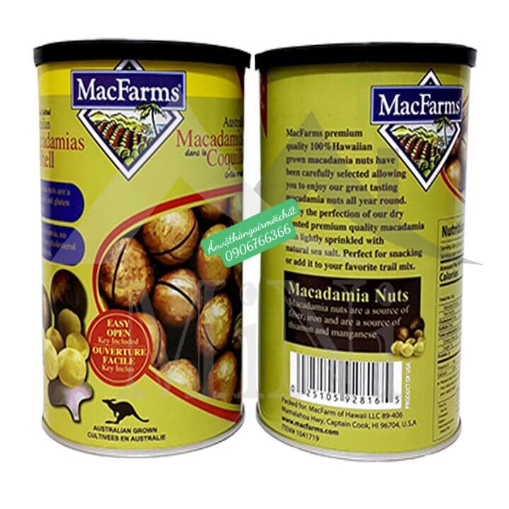 HẠT MACCA MACFARMS CỦA ÚC 453g