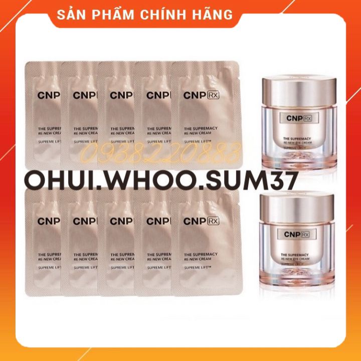 ✨ 1 Gói sample kem dưỡng tái tạo ,trẻ hóa CNP the supremacy re-new cream Supreme Lift ✨