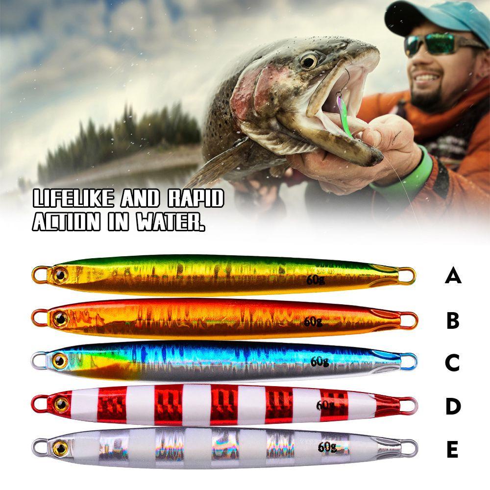 Mồi Câu Cá Giả Bằng Kim Loại Nhiều Màu Sắc