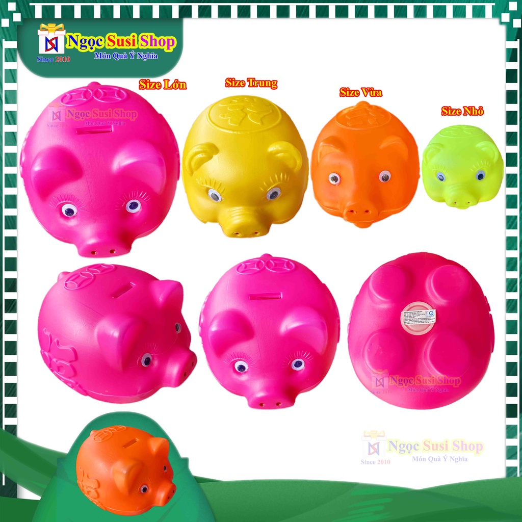 HEO ĐẤT NHỰA TIẾT KIỆM SIÊU BỀN SIÊU ĐẸP [ MUA CHỌN SIZE]