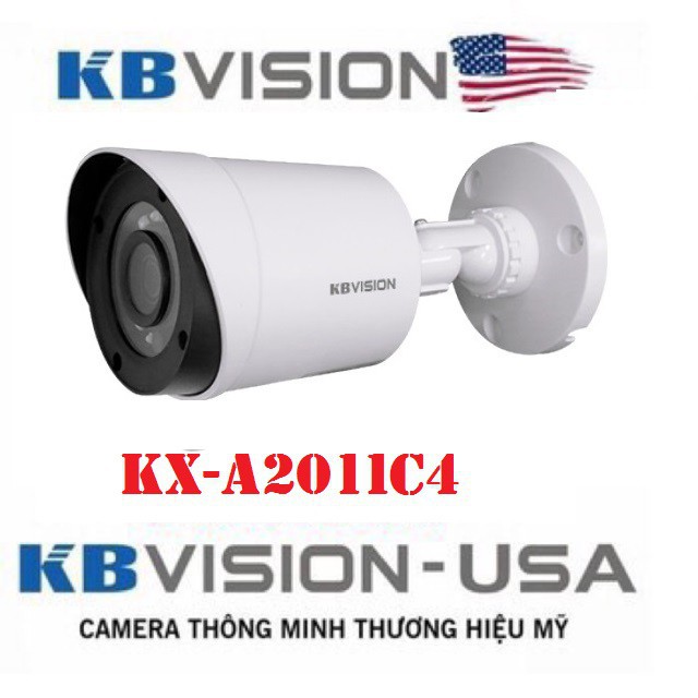 Camera KBVISION KX-A2011C4 chuẫn AHD/CVI/TVI/ ANALOG