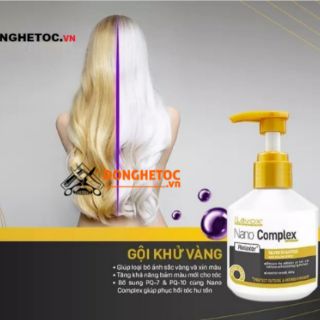 Dầu Gội Khử Vàng NANO COMPLEX 200ML