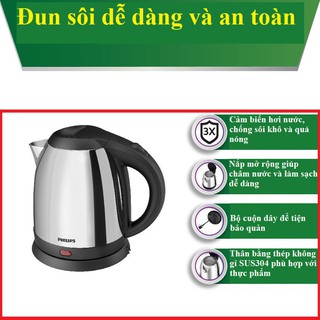 Bình đun siêu tốc Philips HD9303 - Hàng chính hãng