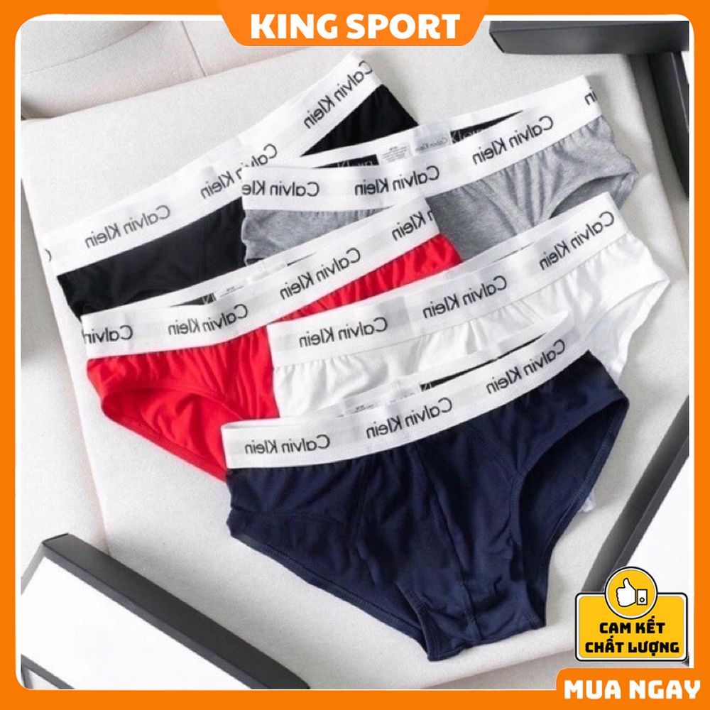 Quần sịp nam tam giác thun lạnh chất cotton thoáng khí khử mùi ck cao cấp KING SPORT Quần lót nam tam giác ck thông hơi